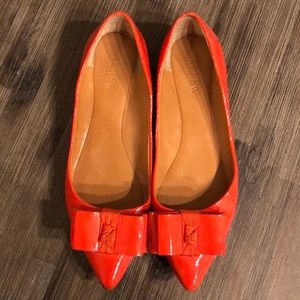 J. Crew patent flats